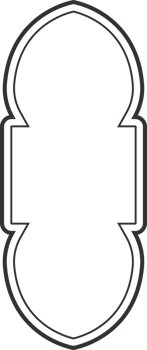 Ramadan frame shape. Islamic window and door icon. Arabic oriental arch. Outline arabesque traditional template png