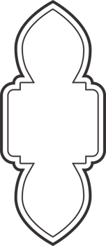 Ramadan frame shape. Islamic window and door icon. Arabic oriental arch. Outline arabesque traditional template png
