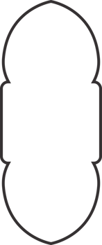 Ramadan frame shape. Islamic window and door icon. Arabic oriental arch. Outline arabesque traditional template png