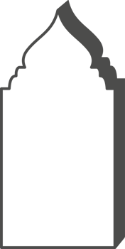Ramadan minimal Y2K frame. Islamic boho arch. Aesthetic modern element for post and card. Outline minimalistic decorative template. png