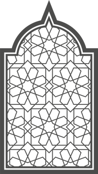 Ramadan window with pattern. Arabic frame of mosque door. Islamic design template. Oriental decoration with ornament. png