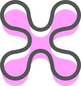Abstract geometric element for design. Neobrutalism graphic shape. Minimal groovy Y2k retro sticker. Retro labels. png