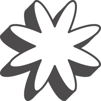 Abstract geometric element. Neobrutalism graphic shape. Minimal groovy Y2k retro sticker. Retro label. Simple flower png