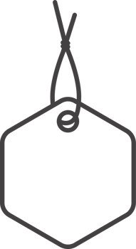 Price tag icon. Outline gift label for sale and discount product. Bagadge sign with ribbon. png