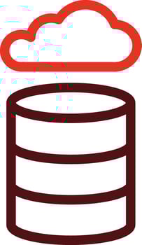 Data Gathering Thick Line Two Color Icons For Personal And Commercial Use. vector
