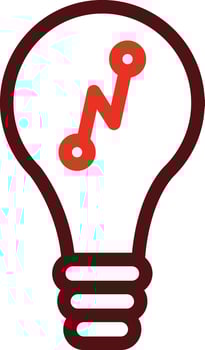 Insight Thick Line Two Color Icons For Personal And Commercial Use. vector