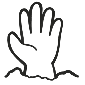 Outline Cute Halloween Elements png
