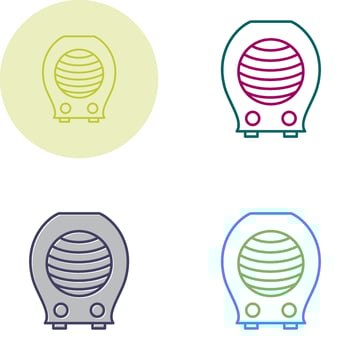Fan Heater Vector Icon
