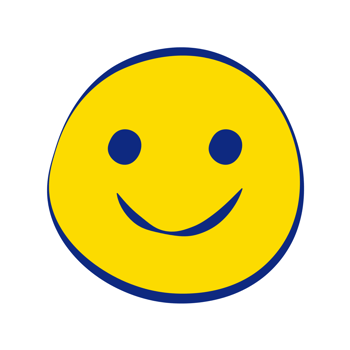 Smile 30 Grunge Emoticons White Outline Style png