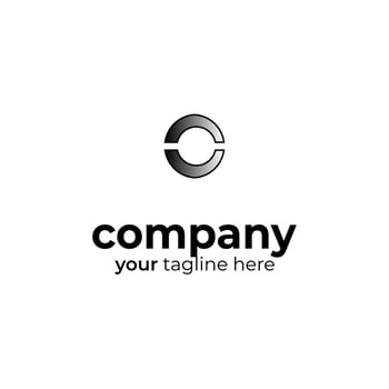 Symbol O letter logo on white background, can be used for art companies, sports, etc vector