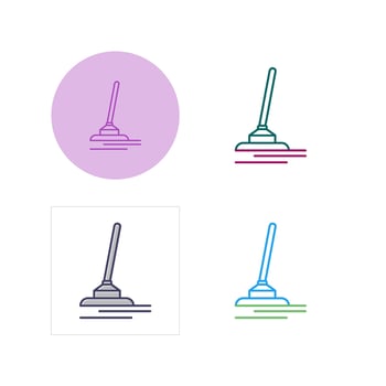 Cleaning Brush Vector Icon