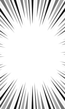 comic-style radial velocity stripes background vector