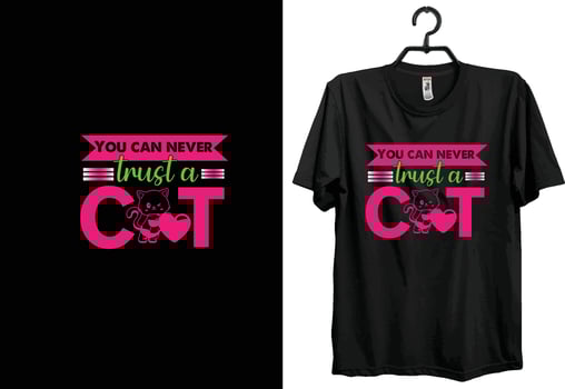 Cat t-shirt design Funny Gift item for Cat Lover People vector