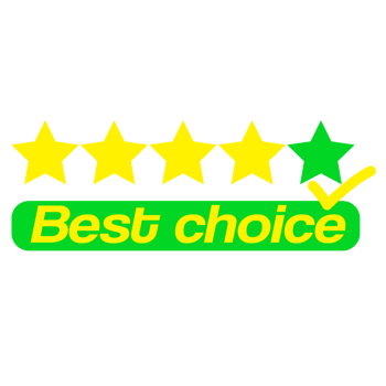 Best choice with stars  button web banner templates. Promotional sale badge and retail paper stickers. png