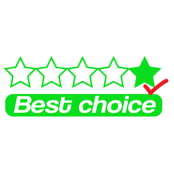 Best choice with stars  button web banner templates. Promotional sale badge and retail paper stickers. png