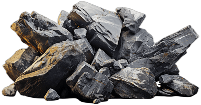 Rock stone AI Generated png