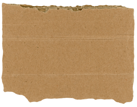 piece of cardboard transparent PNG