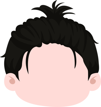 cute cartoon face kawaii boy png