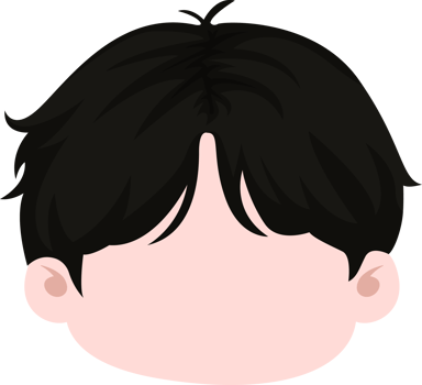 cute cartoon face kawaii boy png