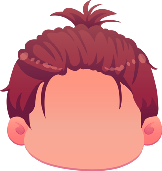cute cartoon face kawaii boy png