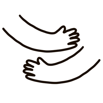 Hug hold care safezone png