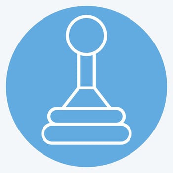 Icon Gear Box. related to Spare Parts symbol. blue eyes style. simple design editable. simple illustration vector