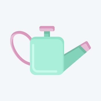 Icon Oil. related to Spare Parts symbol. flat style. simple design editable. simple illustration vector