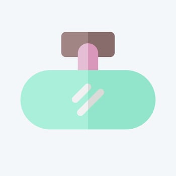 Icon Rear View Mirror. related to Spare Parts symbol. flat style. simple design editable. simple illustration vector