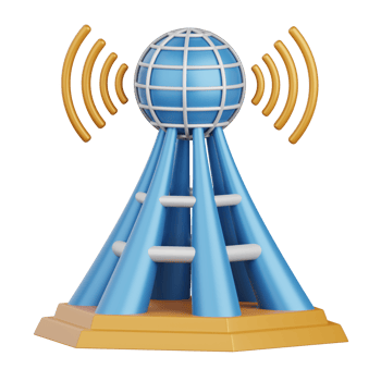 3d rendering network isolated useful for technology, programming, development, coding, software, app, computing, server and connection design element png