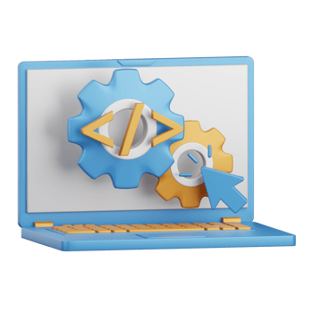 3d rendering software testing isolated useful for technology, programming, development, coding, software, app, computing, server and connection design element png