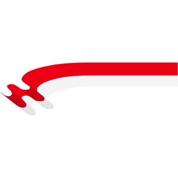 The red and white flag fluttered and folded like a ribbon png