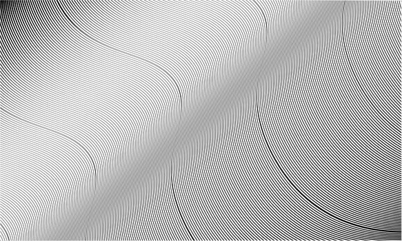 White background, gray stripes, undulating art design. vector