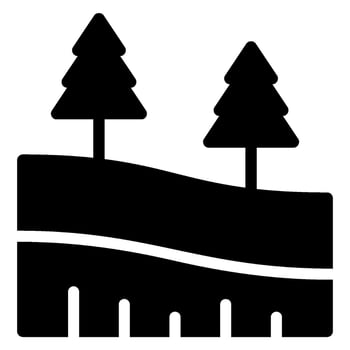 geology glyph icon vector