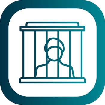 Prisoner Vector Icon Design