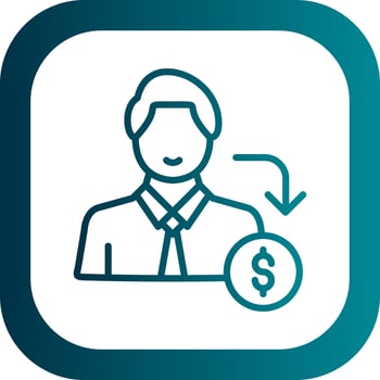 Salary Vector Icon Design