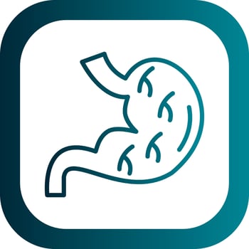 Stomach Vector Icon Design