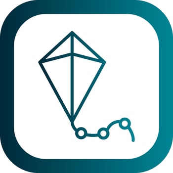 Kite Vector Icon Design