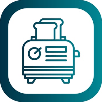 Toaster Vector Icon Design