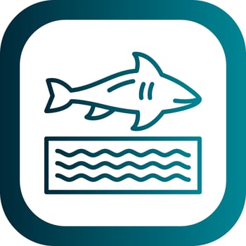 Shark Vector Icon Design