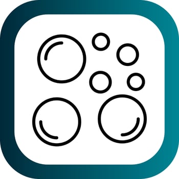 Bubbles Vector Icon Design