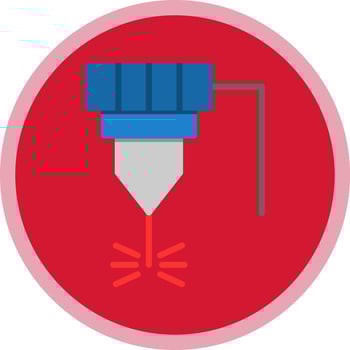Laser Vector Icon Design