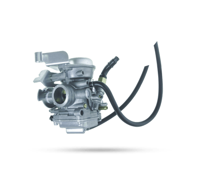 Carburetor motorcycle spare parts isolated on transparent background. png