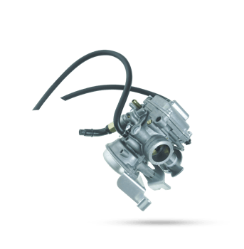 Carburetor motorcycle spare parts isolated on transparent background. png