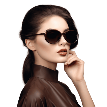 Beautiful model girl isolated png