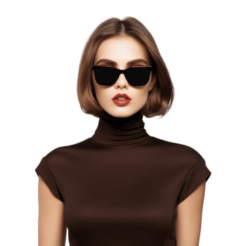 Beautiful model girl isolated png