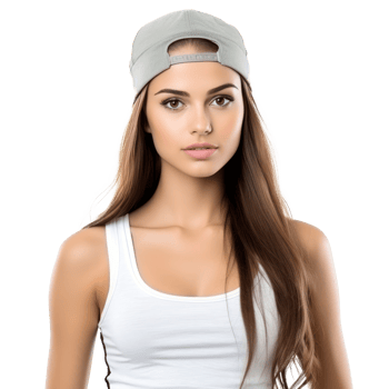 Young woman in sport wear isolated png
