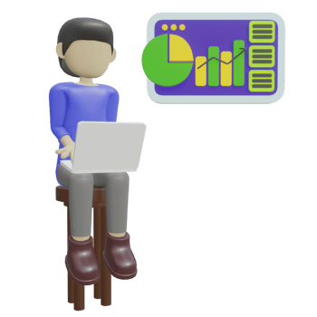 3D Character Illustration Business Presentation png