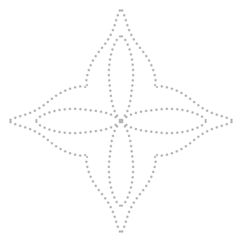 Dashed Flower element png