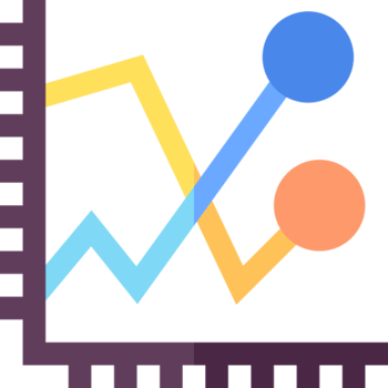 line graph illustration design png