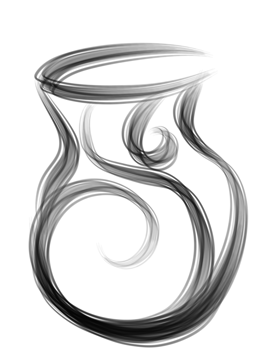 A smoked vase png